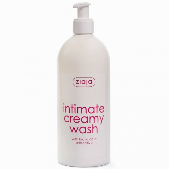 intimate care σειρα - ziaja - καλλυντικα - Intimate creamy wash with lactic acid 500ml ΚΑΛΛΥΝΤΙΚΑ